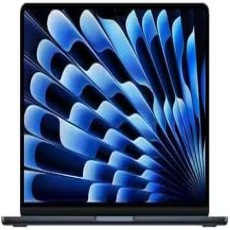 آبل 2025 ماك بوك إير، 13 بوصة، شريحة Apple M4، ذاكرة موحدة 16GB، 256GB - منتصف الليل